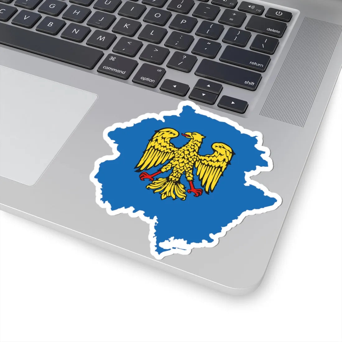 Flag map of Friuli (Italy) STICKER Vinyl Kiss-Cut Decal - The Sticker Space