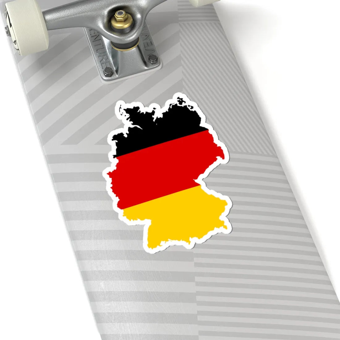 Flag-map of Germany (Germany) STICKER Vinyl Kiss-Cut Decal - The Sticker Space