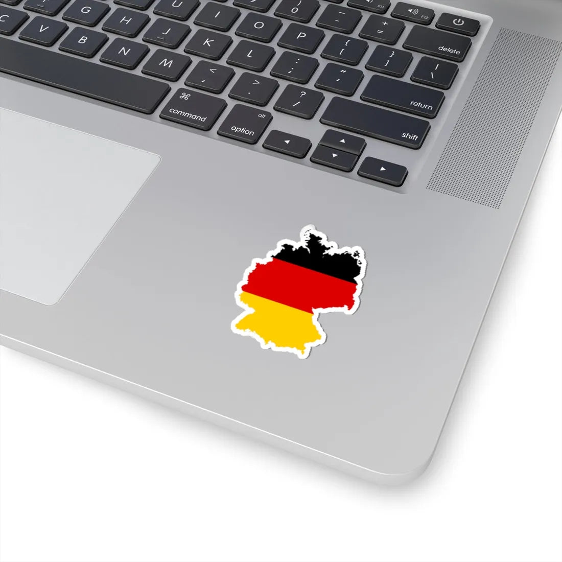 Flag-map of Germany (Germany) STICKER Vinyl Kiss-Cut Decal - The Sticker Space