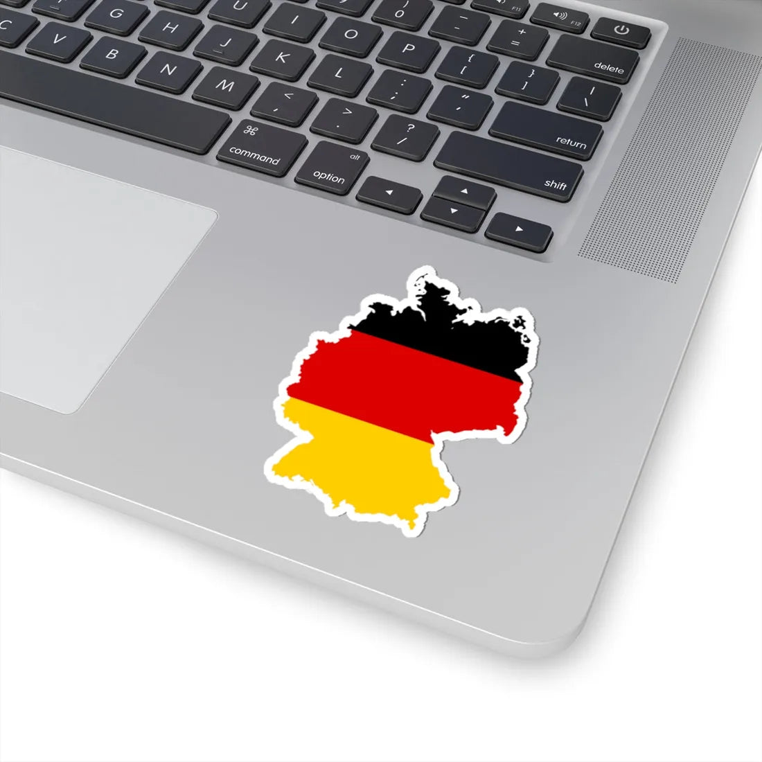 Flag-map of Germany (Germany) STICKER Vinyl Kiss-Cut Decal - The Sticker Space
