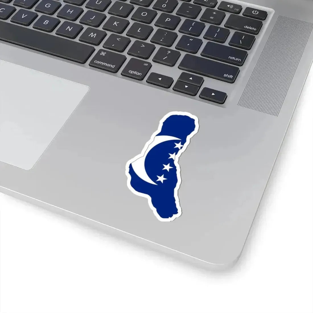 Flag map of Grande Comore (Comoros) STICKER Vinyl Kiss-Cut Decal - The Sticker Space