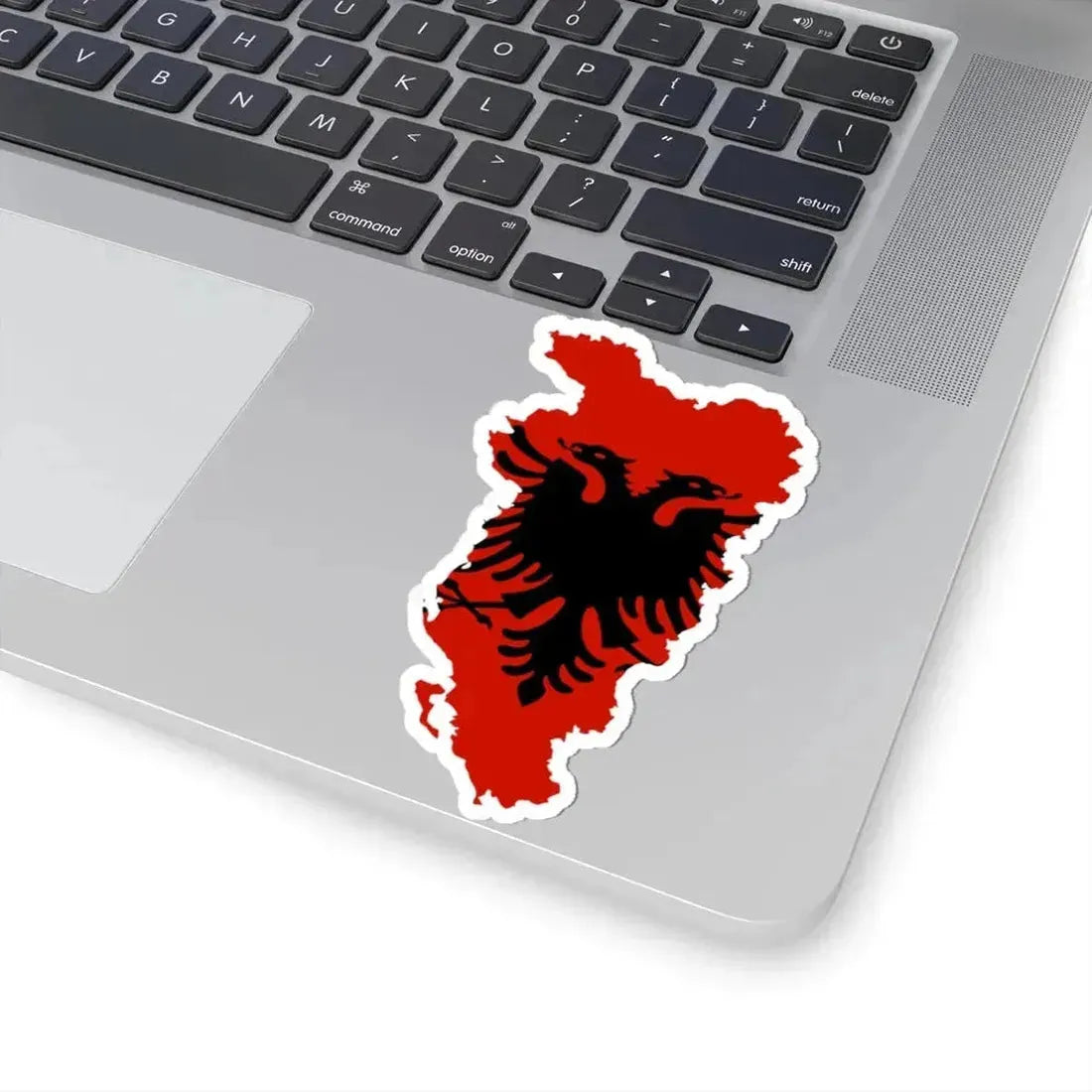 Flag-map of Greater Albania (Albania) STICKER Vinyl Kiss-Cut Decal - The Sticker Space