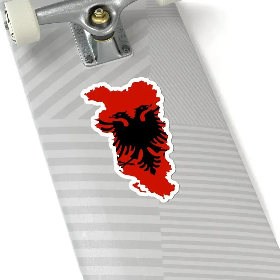 Flag-map of Greater Albania (Albania) STICKER Vinyl Kiss-Cut Decal - The Sticker Space