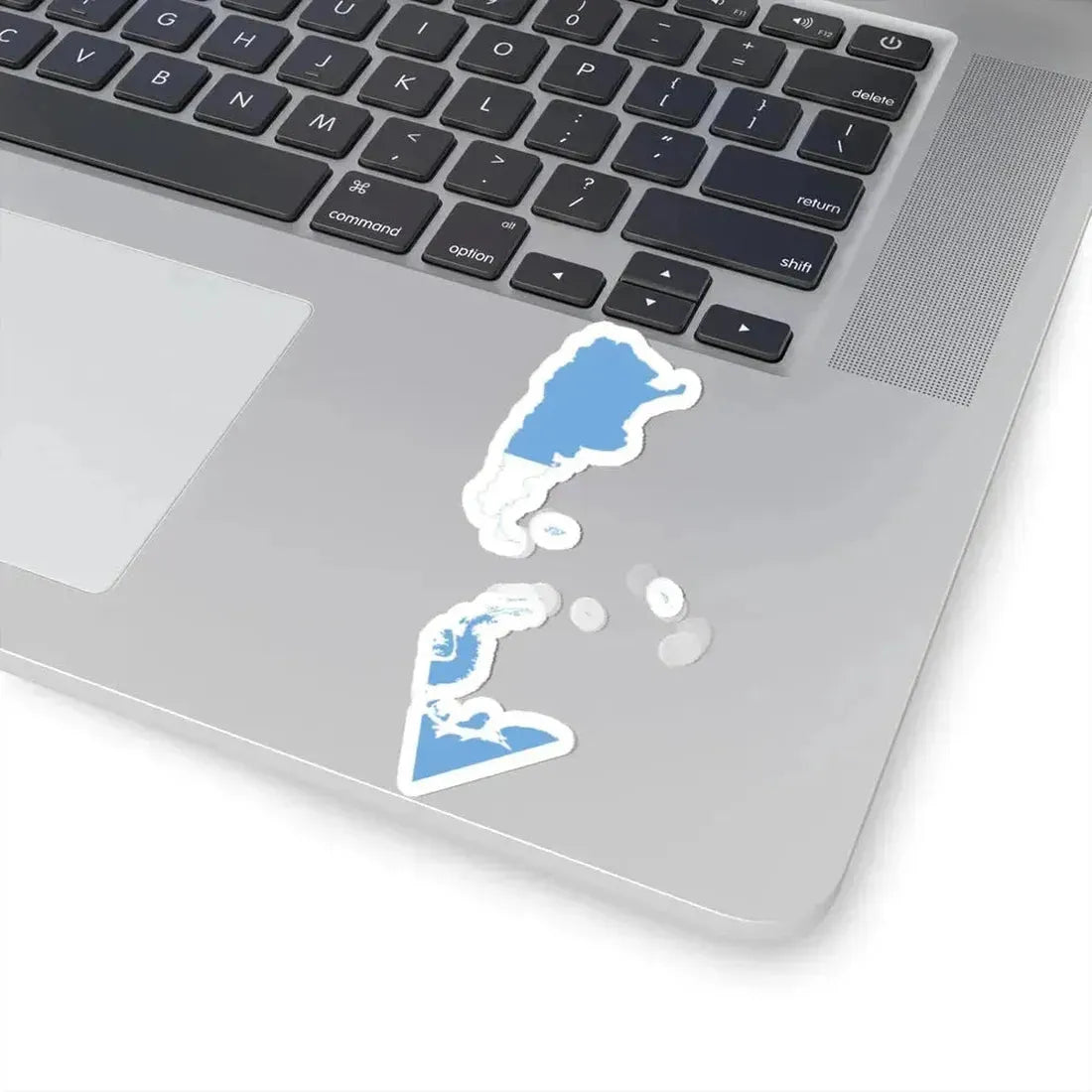 Flag-map of Greater Argentina (Argentina) STICKER Vinyl Kiss-Cut Decal - The Sticker Space