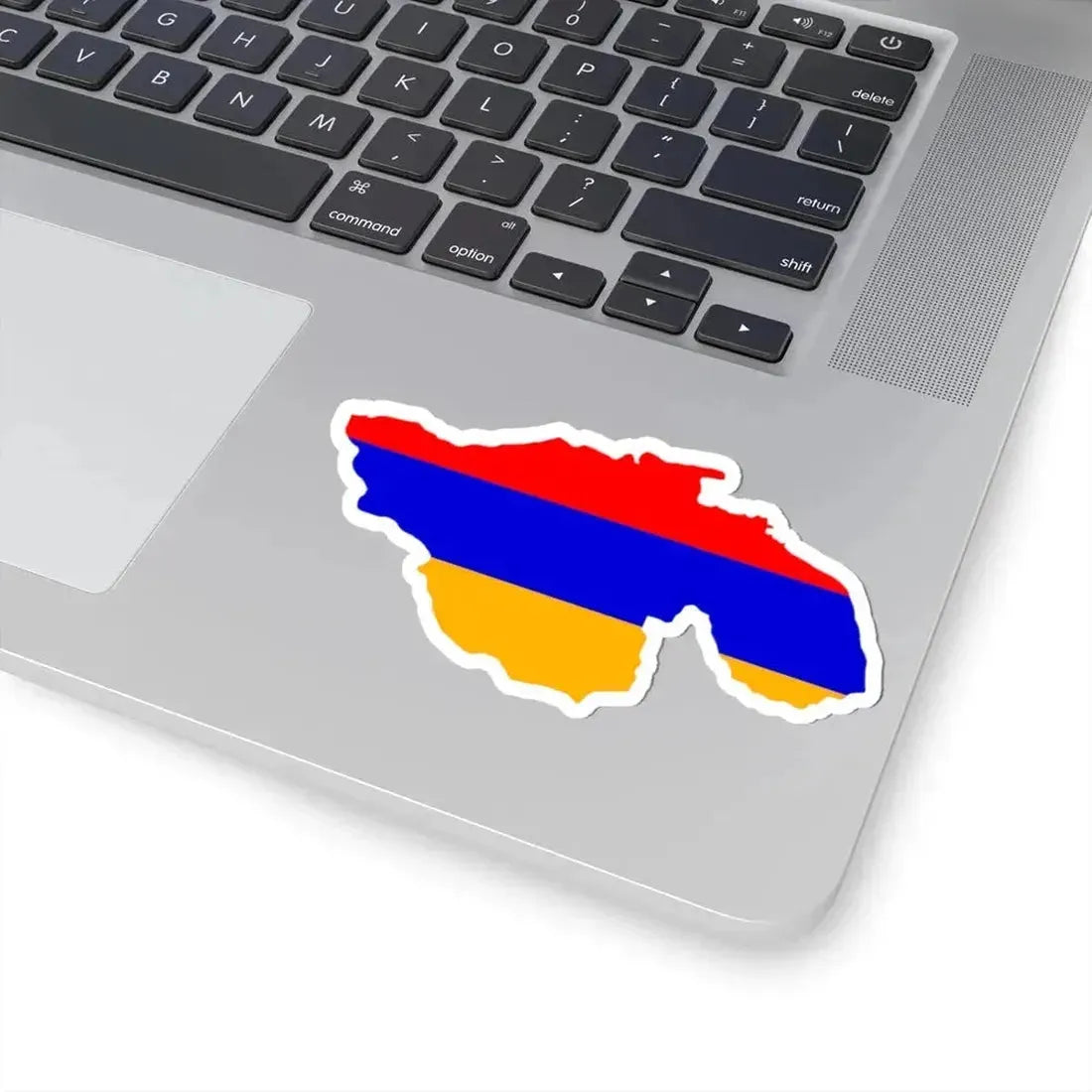 Flag-map of Greater Armenia (Armenia) STICKER Vinyl Kiss-Cut Decal - The Sticker Space