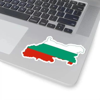 Flag-map of Greater Bulgaria (Bulgaria) STICKER Vinyl Kiss-Cut Decal - The Sticker Space