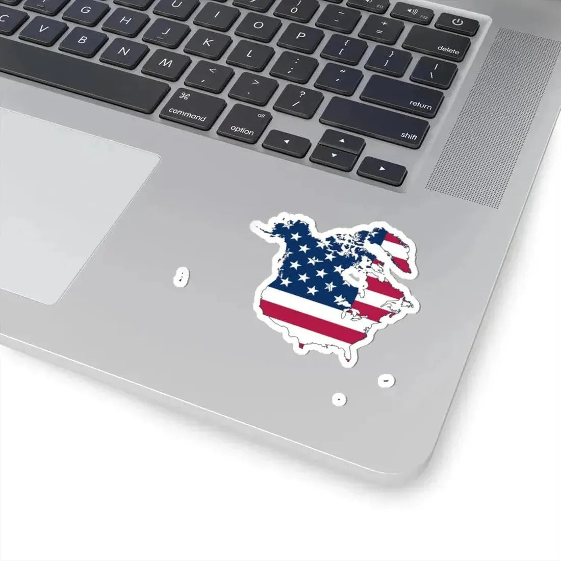 Flag map of Greater Trump United States (Canada) STICKER Vinyl Kiss-Cut Decal - The Sticker Space
