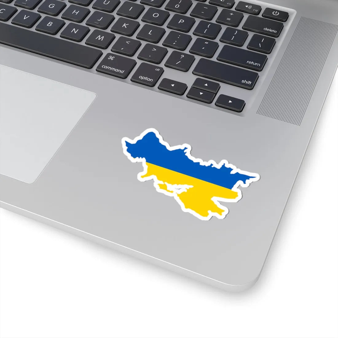 Flag-map of Greater Ukraine (Ukraine) STICKER Vinyl Kiss-Cut Decal - The Sticker Space