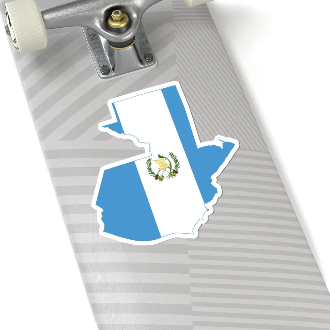 Flag map of Guatemala (Guatemala) STICKER Vinyl Kiss-Cut Decal - The Sticker Space