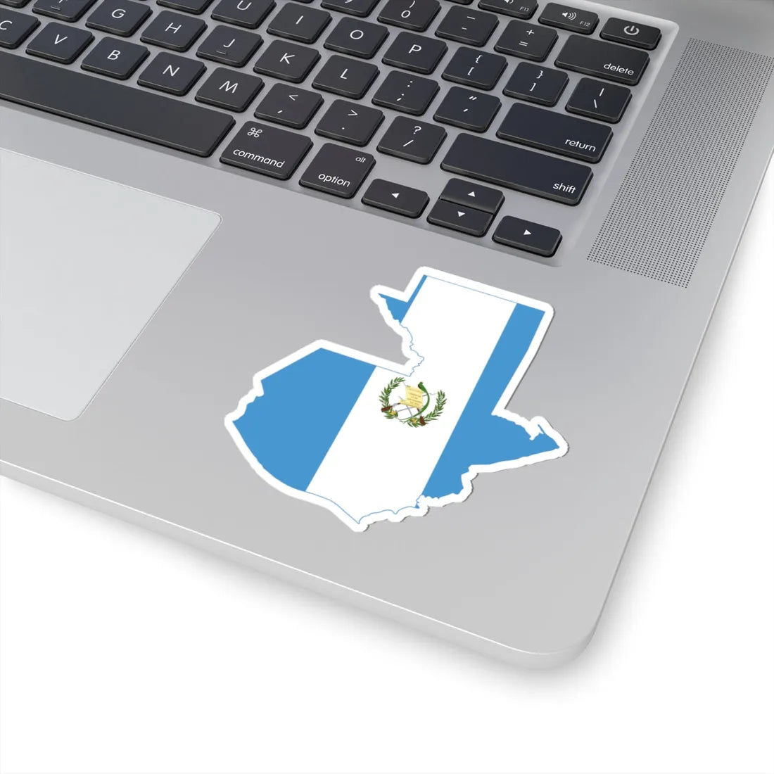 Flag map of Guatemala (Guatemala) STICKER Vinyl Kiss-Cut Decal - The Sticker Space