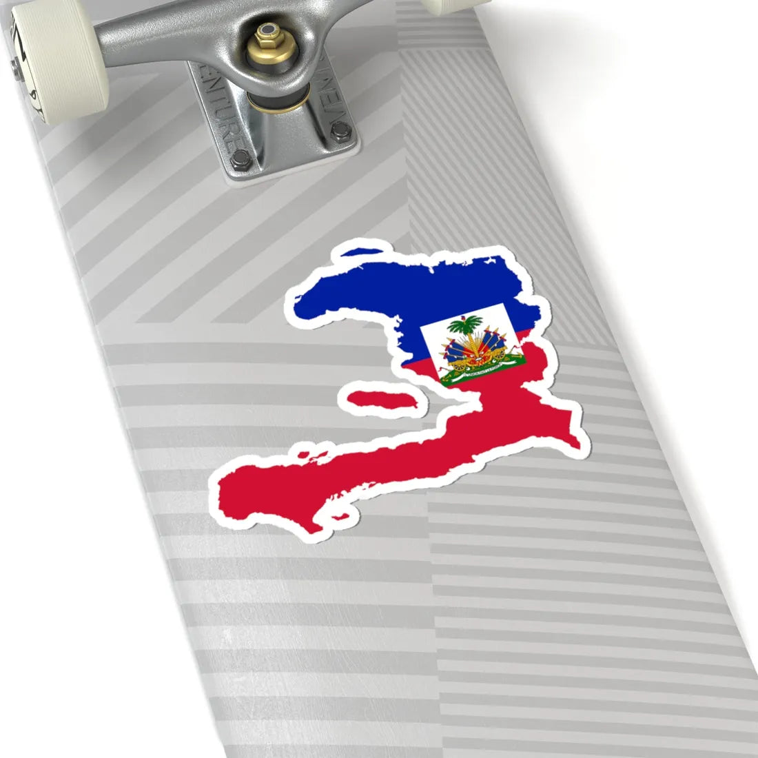 Flag map of Haiti (Haiti) STICKER Vinyl Kiss-Cut Decal - The Sticker Space