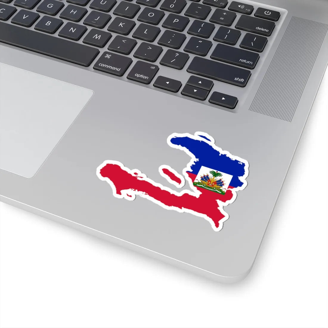 Flag map of Haiti (Haiti) STICKER Vinyl Kiss-Cut Decal - The Sticker Space