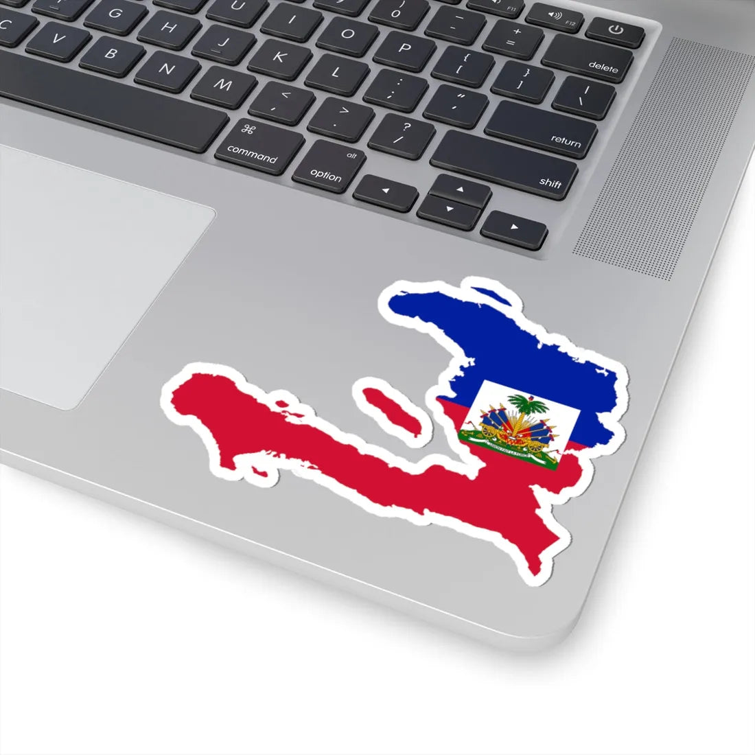Flag map of Haiti (Haiti) STICKER Vinyl Kiss-Cut Decal - The Sticker Space