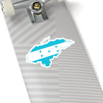 Flag-map of Honduras (Honduras) STICKER Vinyl Kiss-Cut Decal - The Sticker Space