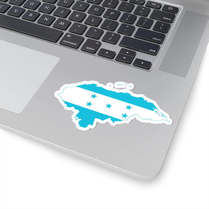 Flag-map of Honduras (Honduras) STICKER Vinyl Kiss-Cut Decal - The Sticker Space