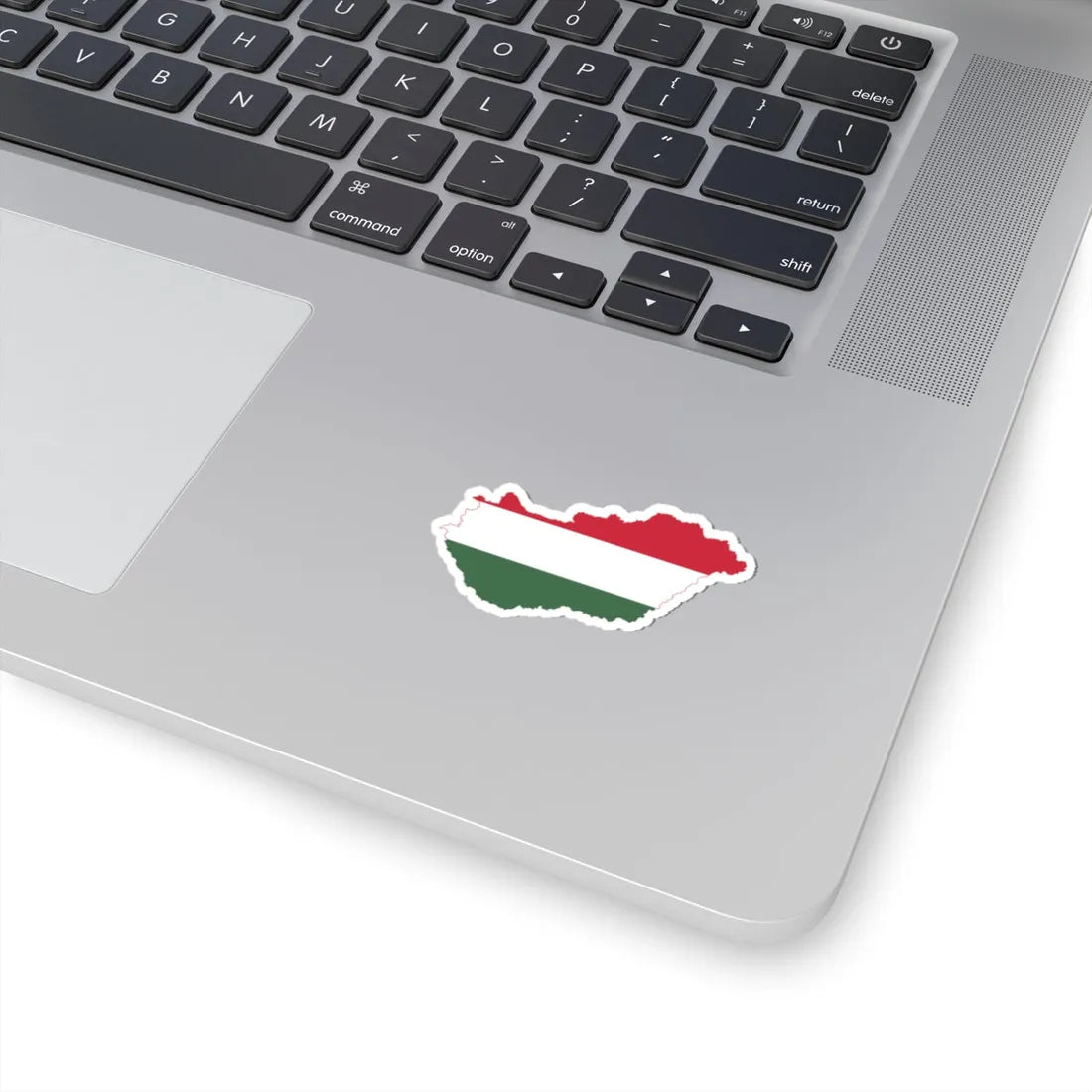 Flag-map of Hungary (Hungary) STICKER Vinyl Kiss-Cut Decal - The Sticker Space