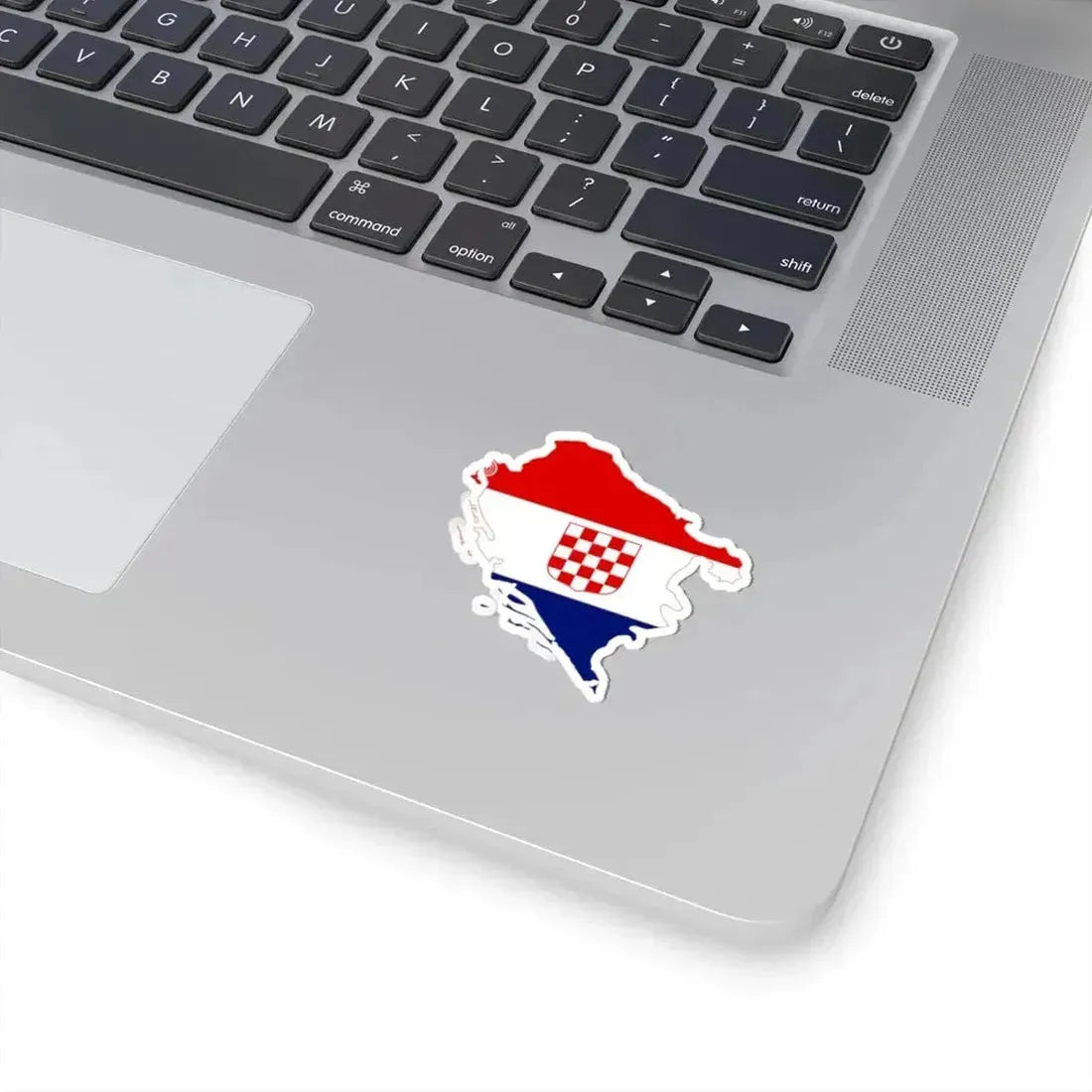 Flag-map of Independent State of Croatia 1941-1944 (Croatia) STICKER Vinyl Kiss-Cut Decal - The Sticker Space
