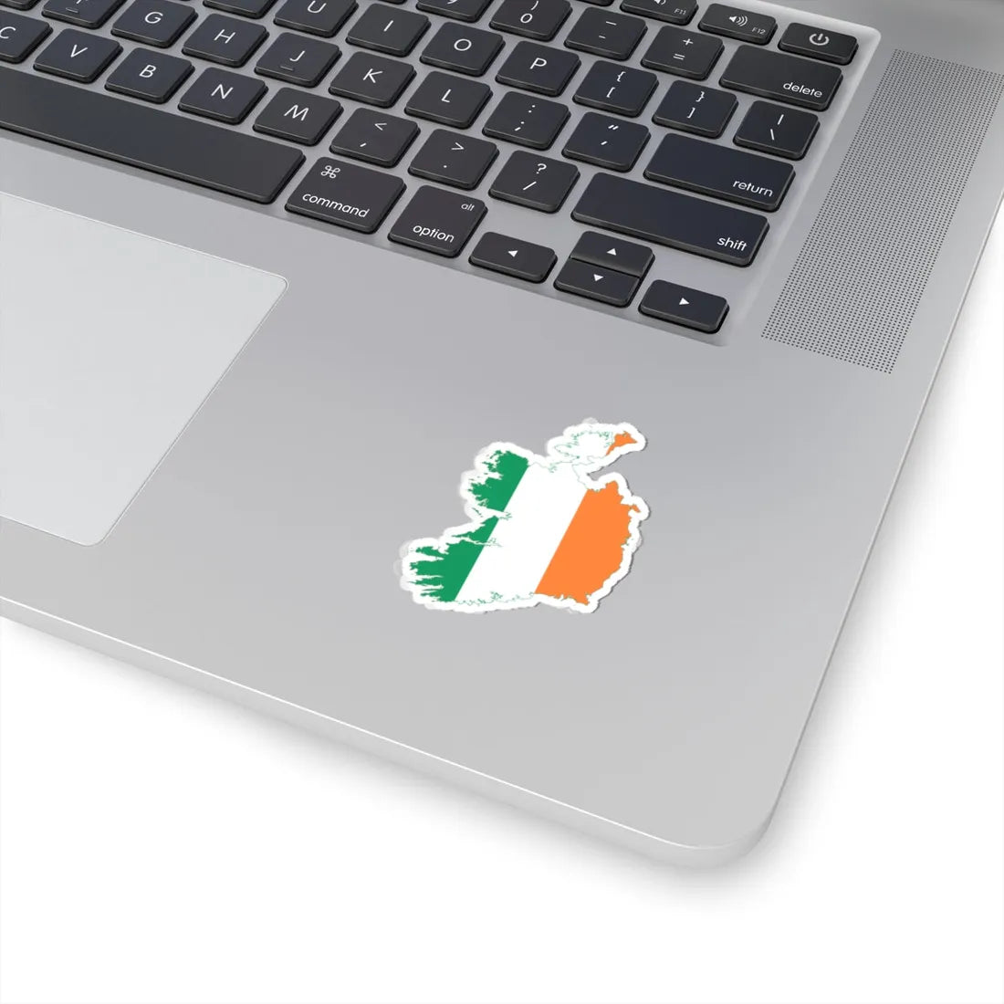 Flag-map of Ireland (Ireland) STICKER Vinyl Kiss-Cut Decal - The Sticker Space