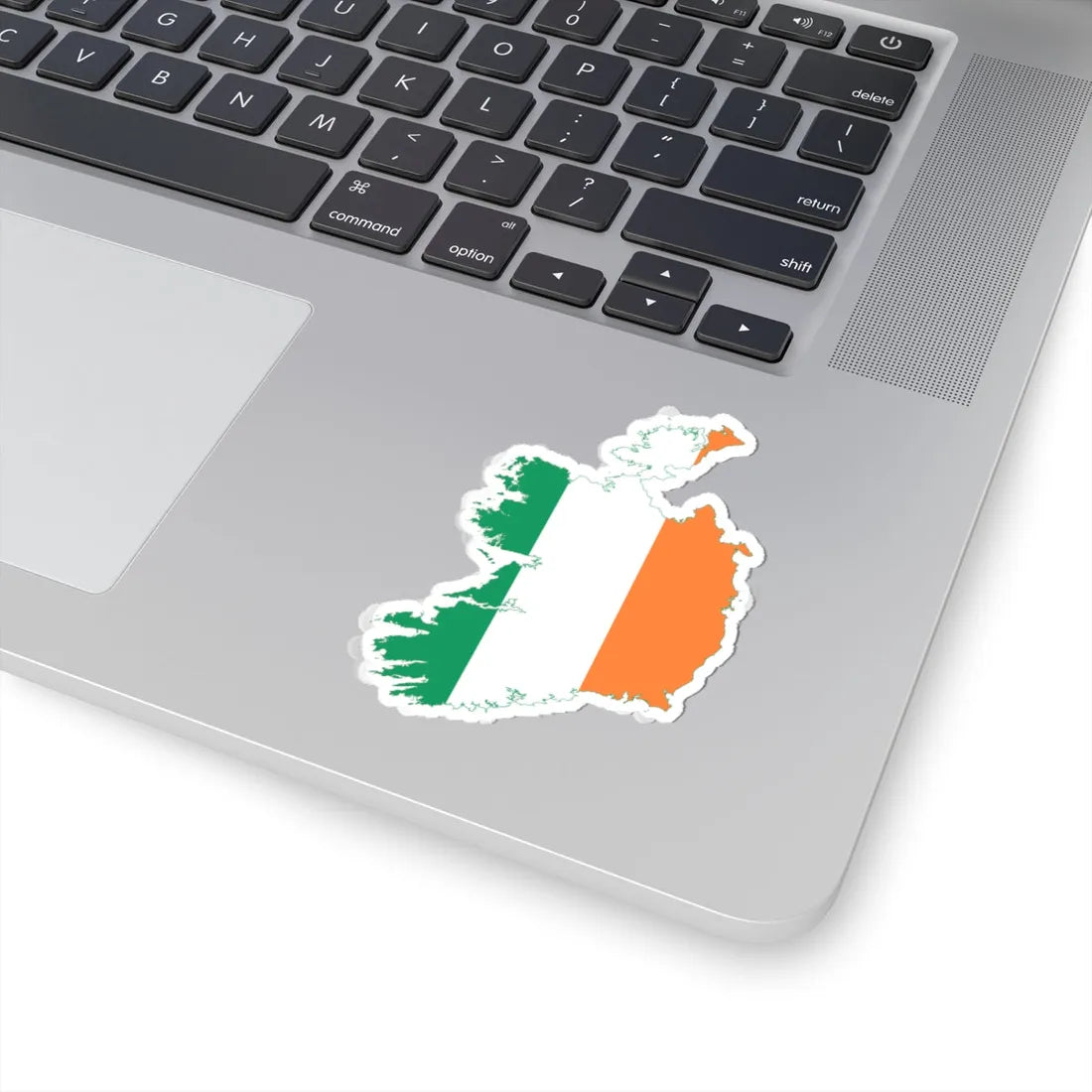 Flag-map of Ireland (Ireland) STICKER Vinyl Kiss-Cut Decal - The Sticker Space