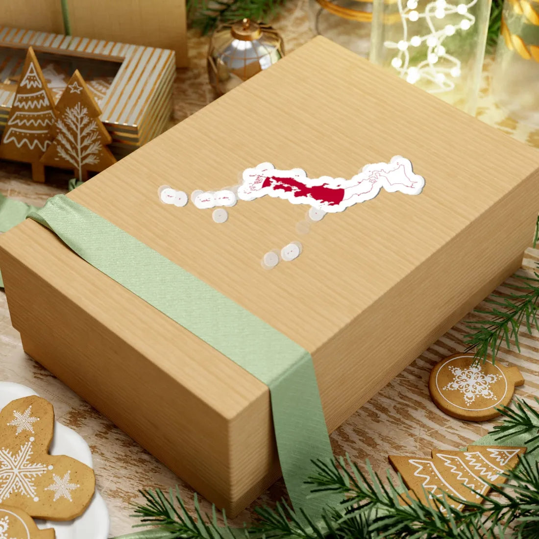 Flag-map of Japan (Japan) STICKER Vinyl Kiss-Cut Decal - The Sticker Space