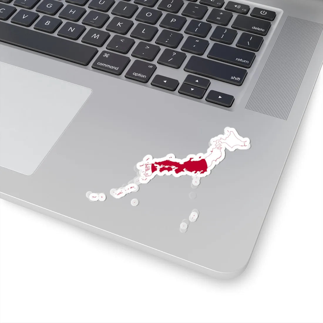 Flag-map of Japan (Japan) STICKER Vinyl Kiss-Cut Decal - The Sticker Space