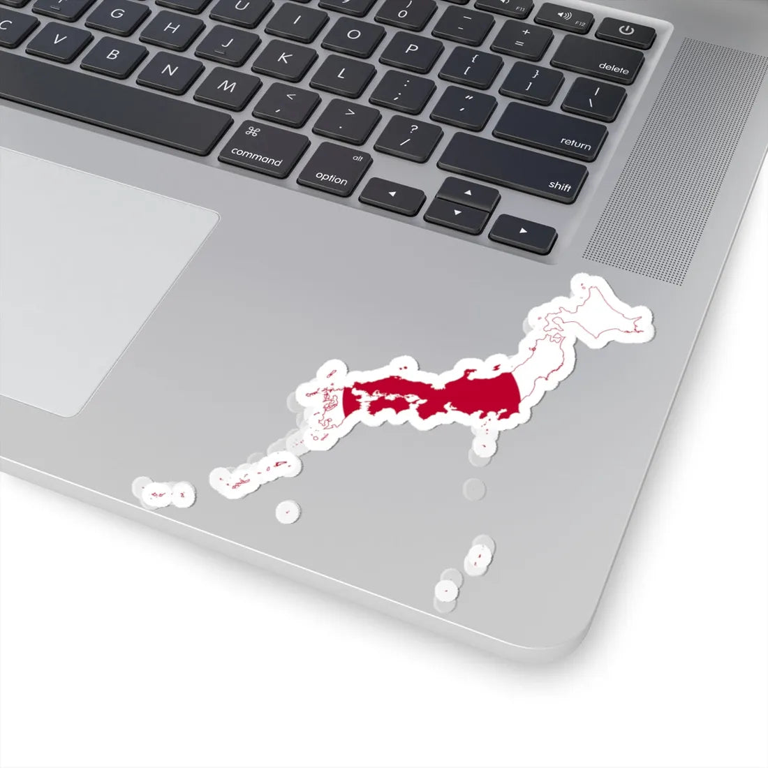 Flag-map of Japan (Japan) STICKER Vinyl Kiss-Cut Decal - The Sticker Space