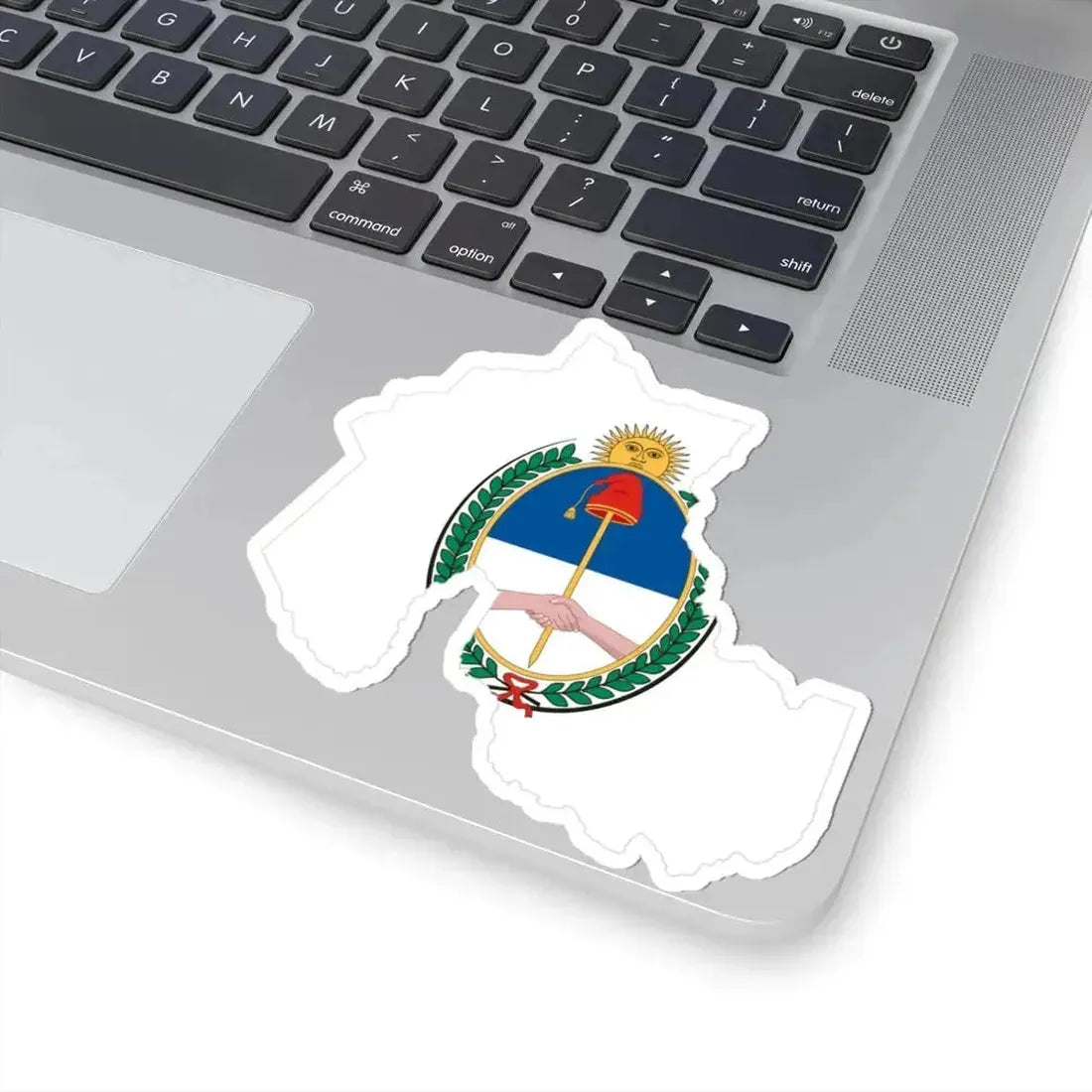 Flag-map of Jujuy Province (Argentina) STICKER Vinyl Kiss-Cut Decal - The Sticker Space