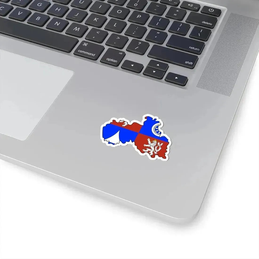 Flag-map of Liberec Region (Czech Republic) STICKER Vinyl Kiss-Cut Decal - The Sticker Space