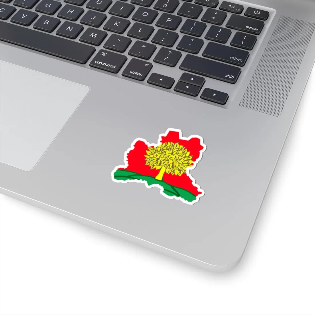 Flag-map of Lipetsk Oblast (Russia) STICKER Vinyl Kiss-Cut Decal - The Sticker Space