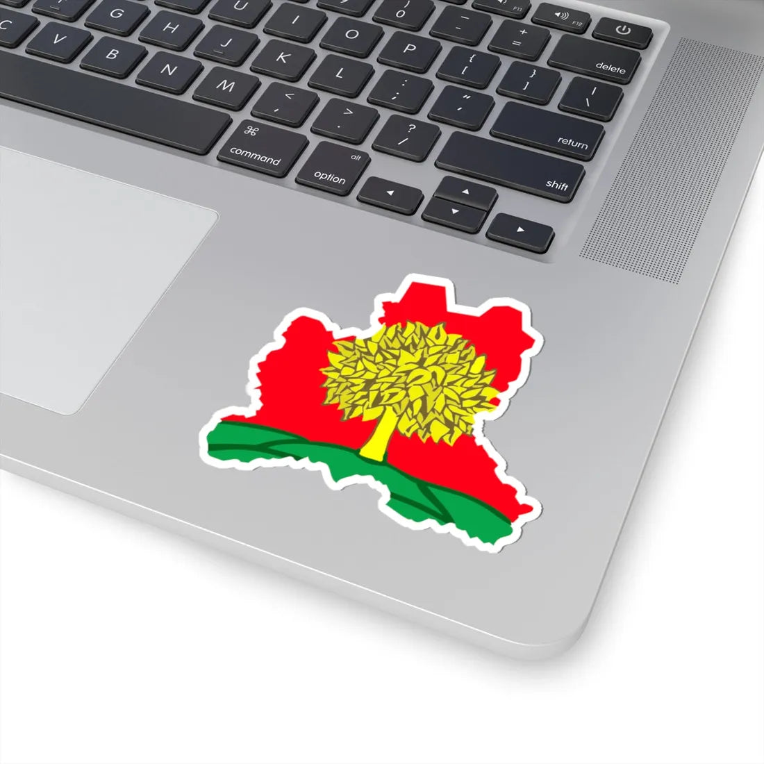 Flag-map of Lipetsk Oblast (Russia) STICKER Vinyl Kiss-Cut Decal - The Sticker Space