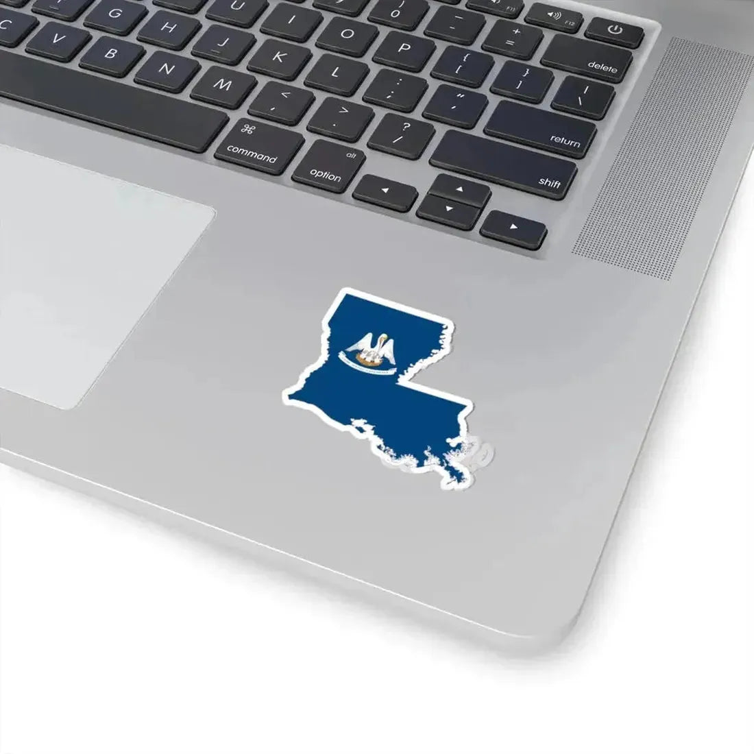 Flag-map of Louisiana (United States) STICKER Vinyl Kiss-Cut Decal - The Sticker Space