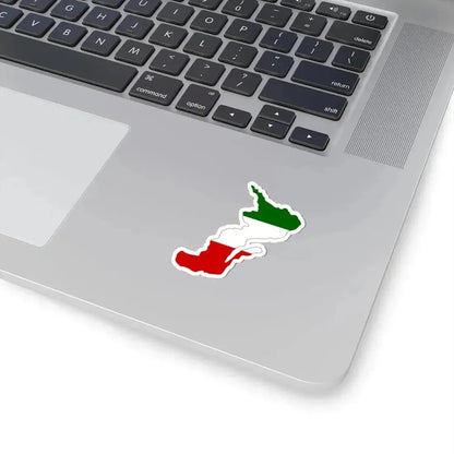 Flag-map of Lower Canada (Canada) STICKER Vinyl Kiss-Cut Decal - The Sticker Space