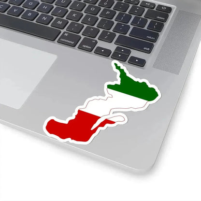 Flag-map of Lower Canada (Canada) STICKER Vinyl Kiss-Cut Decal - The Sticker Space