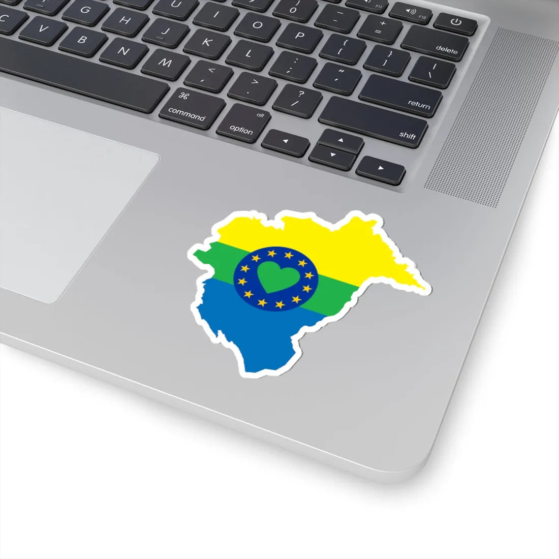 Flag map of Lunezia (Italy) STICKER Vinyl Kiss-Cut Decal - The Sticker Space