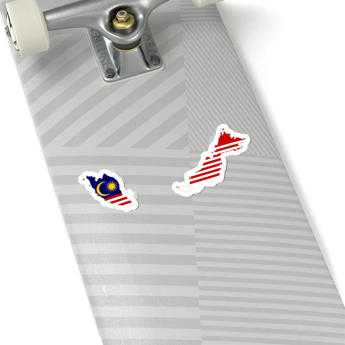 Flag map of Malaysia (Malaysia) STICKER Vinyl Kiss-Cut Decal - The Sticker Space