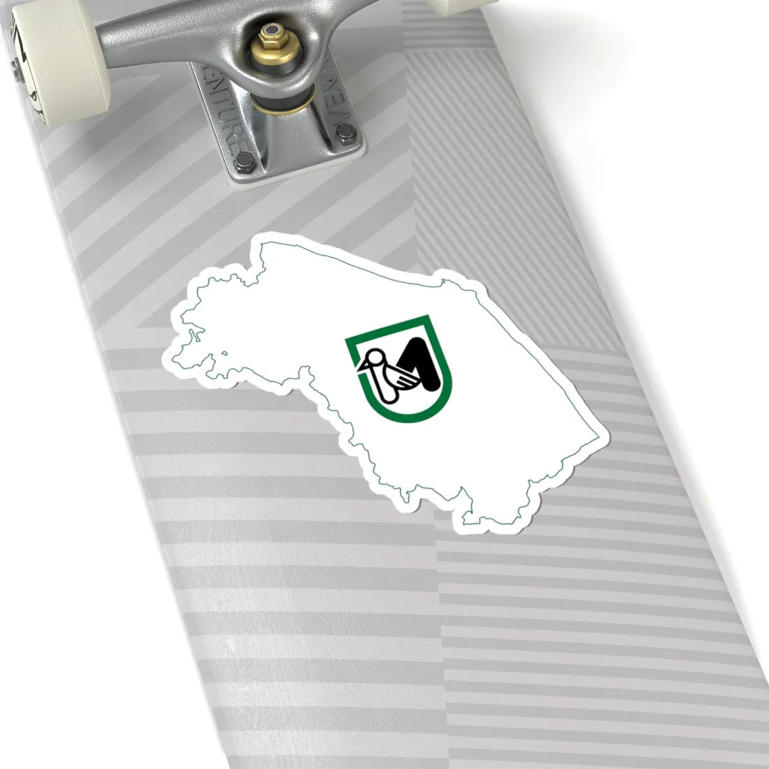 Flag map of Marche (Italy) STICKER Vinyl Kiss-Cut Decal - The Sticker Space