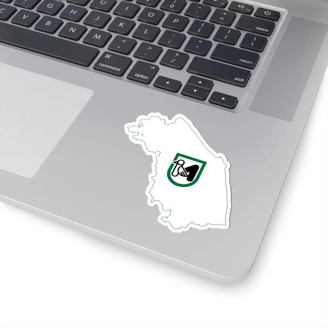 Flag map of Marche (Italy) STICKER Vinyl Kiss-Cut Decal - The Sticker Space