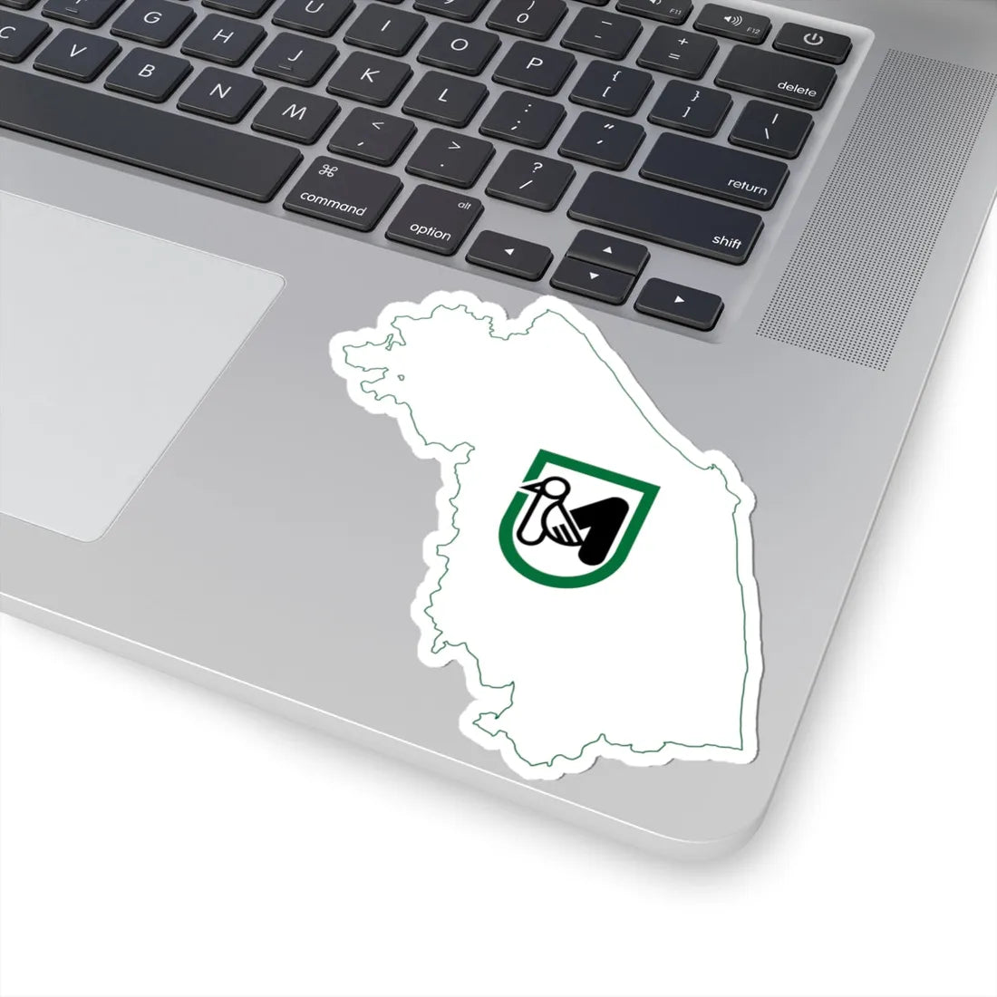 Flag map of Marche (Italy) STICKER Vinyl Kiss-Cut Decal - The Sticker Space