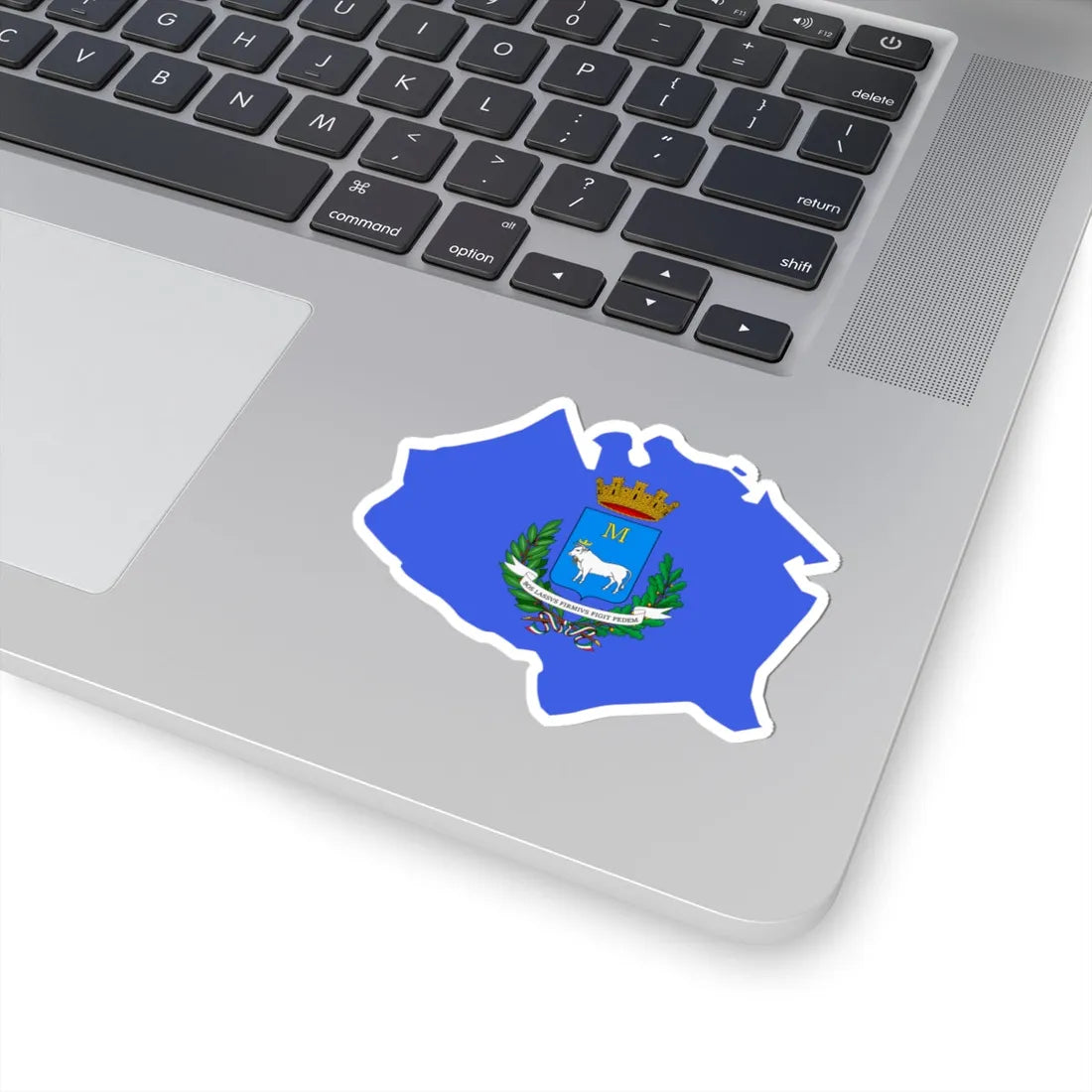 Flag map of Matera (Italy) STICKER Vinyl Kiss-Cut Decal - The Sticker Space