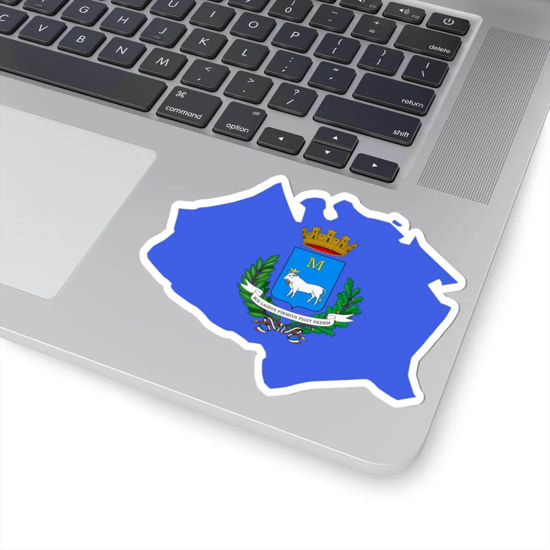 Flag map of Matera (Italy) STICKER Vinyl Kiss-Cut Decal - The Sticker Space