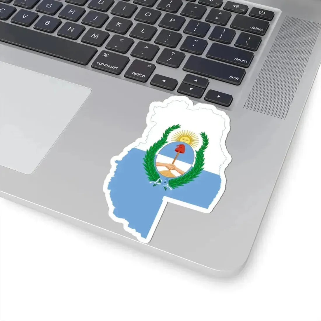 Flag-map of Mendoza Province (Argentina) STICKER Vinyl Kiss-Cut Decal - The Sticker Space