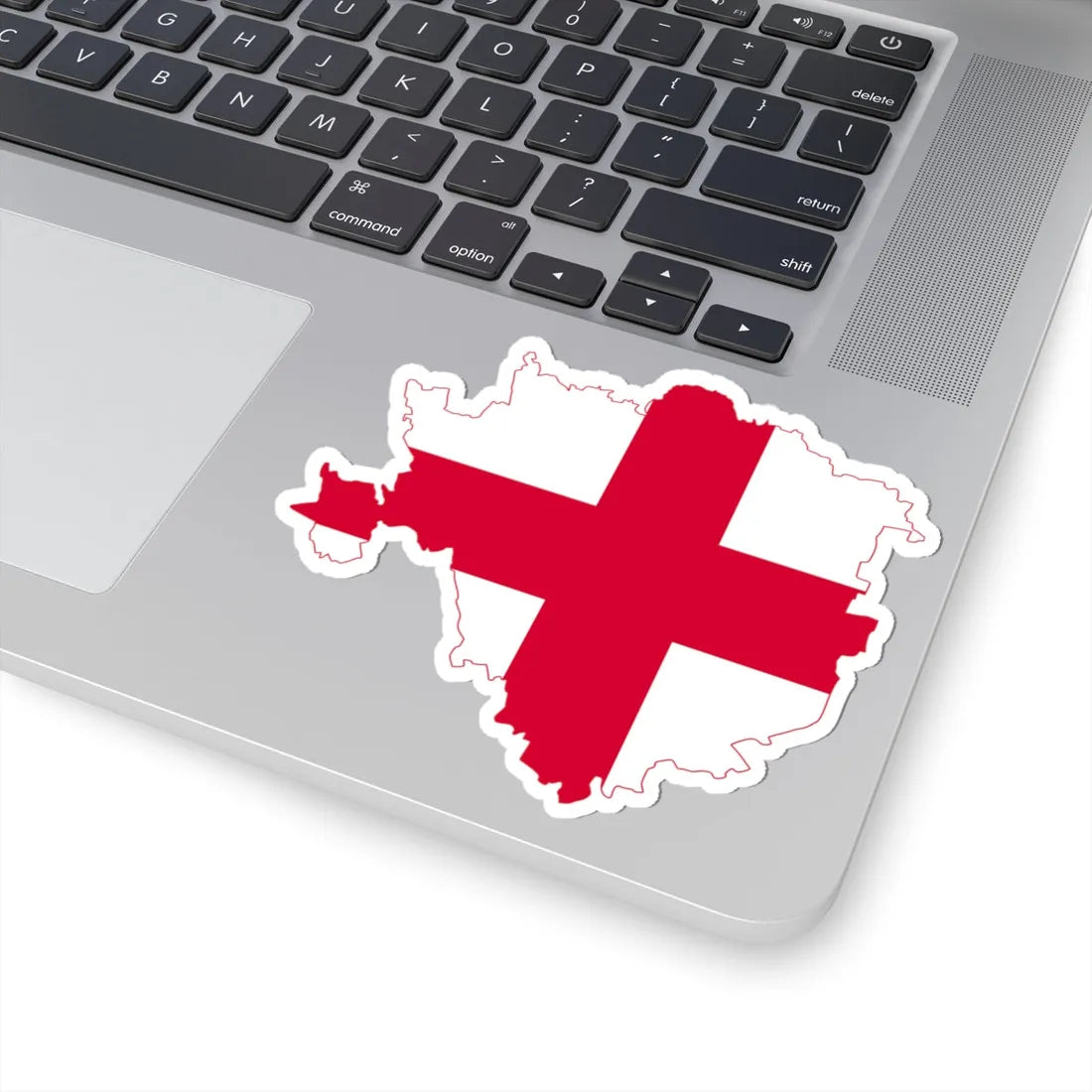 Flag map of Milan (Italy) STICKER Vinyl Kiss-Cut Decal - The Sticker Space