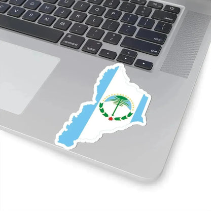 Flag-map of Neuquen Province (Argentina) STICKER Vinyl Kiss-Cut Decal - The Sticker Space