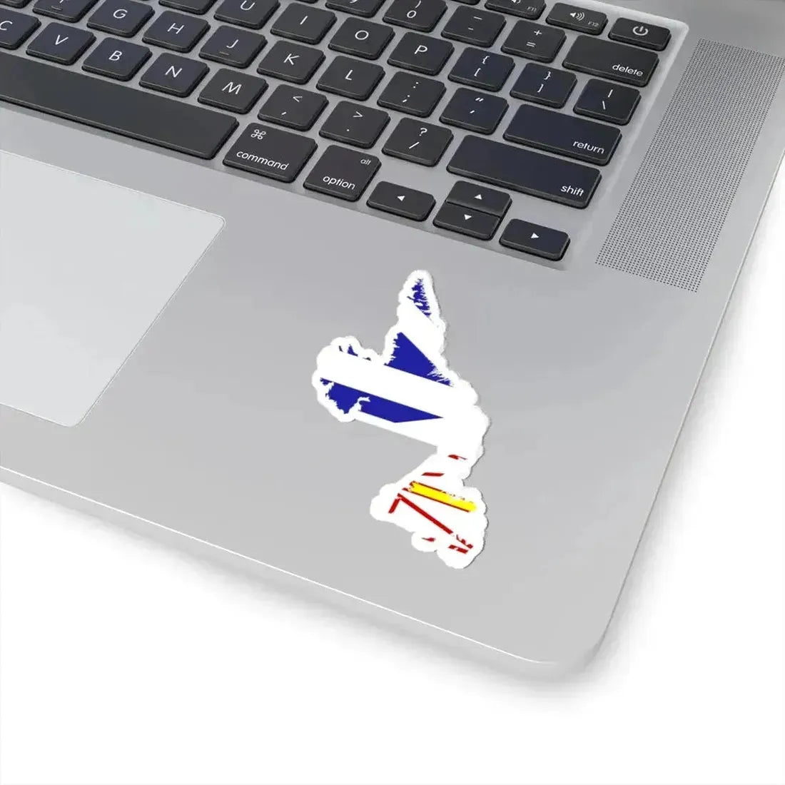 Flag-map of Newfoundland and Labrador (Canada) STICKER Vinyl Kiss-Cut Decal - The Sticker Space