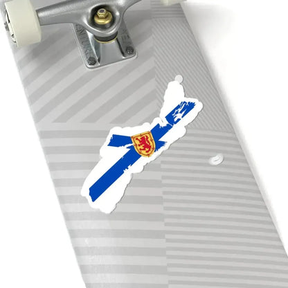 Flag-map of Nova Scotia (Canada) STICKER Vinyl Kiss-Cut Decal - The Sticker Space