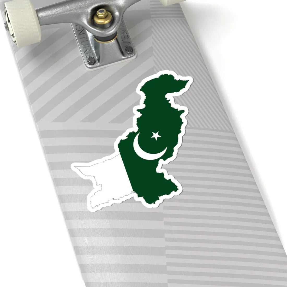 Flag map of Pakistan (Pakistan) STICKER Vinyl Kiss-Cut Decal - The Sticker Space