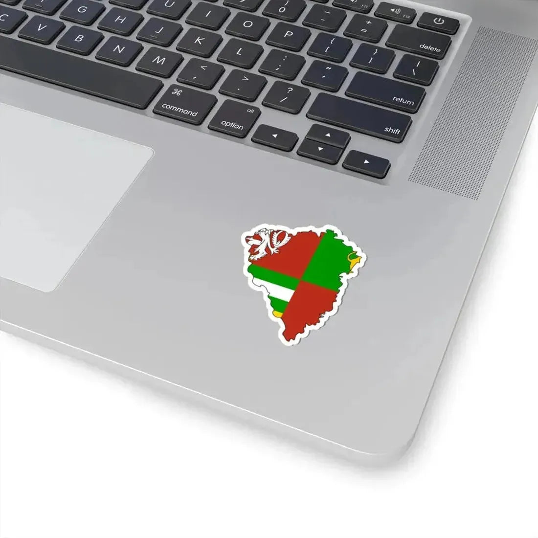 Flag-map of Plzen Region (Czech Republic) STICKER Vinyl Kiss-Cut Decal - The Sticker Space