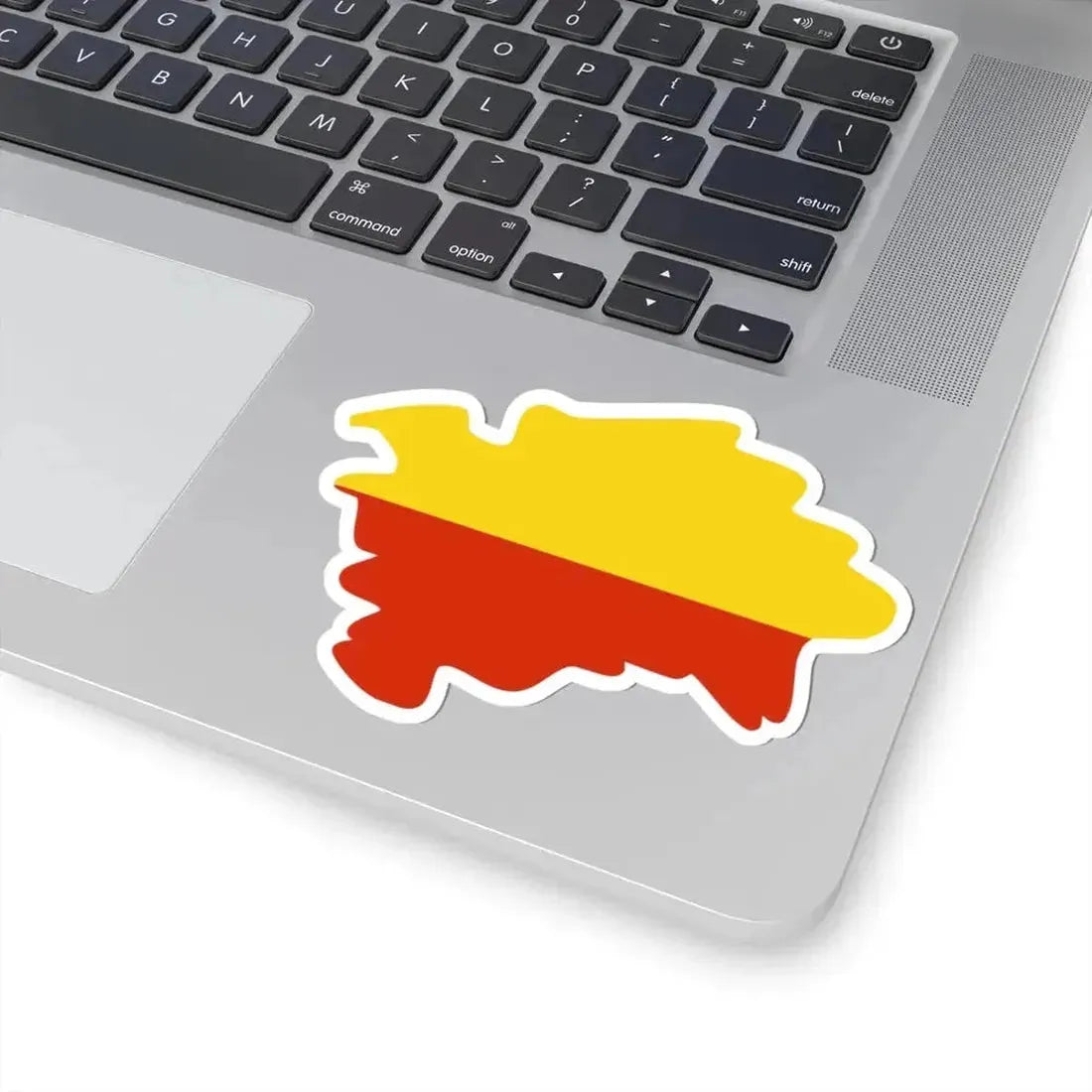 Flag-map of Prague (Czech Republic) STICKER Vinyl Kiss-Cut Decal - The Sticker Space