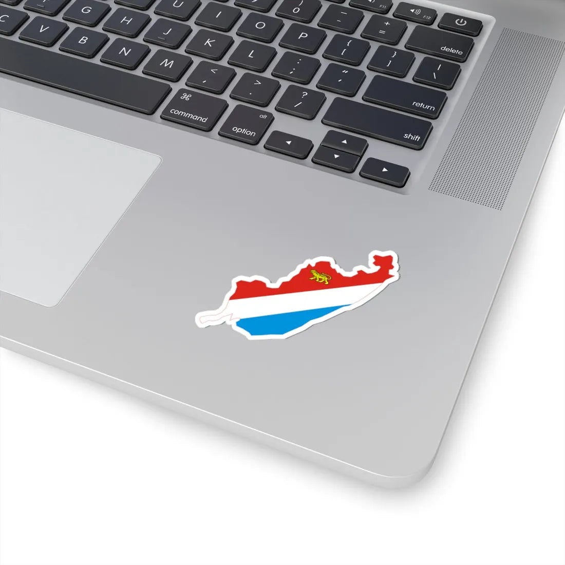 Flag-map of Primorsky Krai (Russia) STICKER Vinyl Kiss-Cut Decal - The Sticker Space