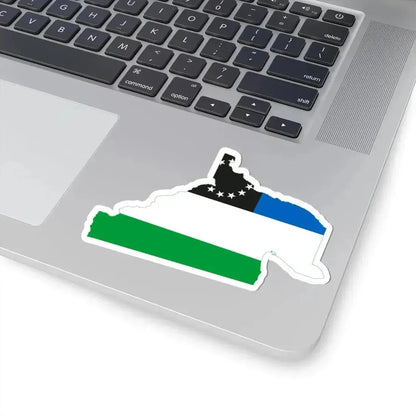 Flag-map of Rio Negro Province (Argentina) STICKER Vinyl Kiss-Cut Decal - The Sticker Space